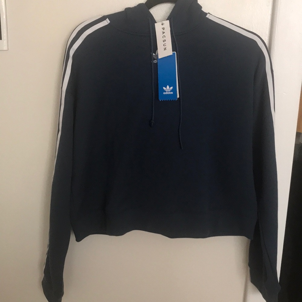 Cropped adidas hoodie
